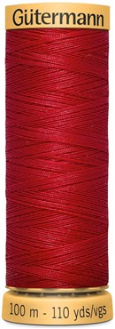 GUTERMANN Fil 100% Coton 100m (rouge)